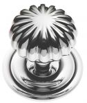 Victorian Polished Chrome Peel Centre Knob (BC668)